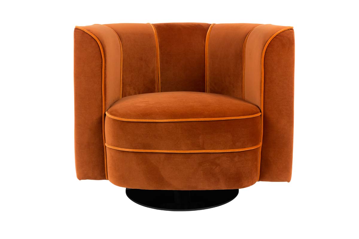 Flower Lounge-Sessel Orange