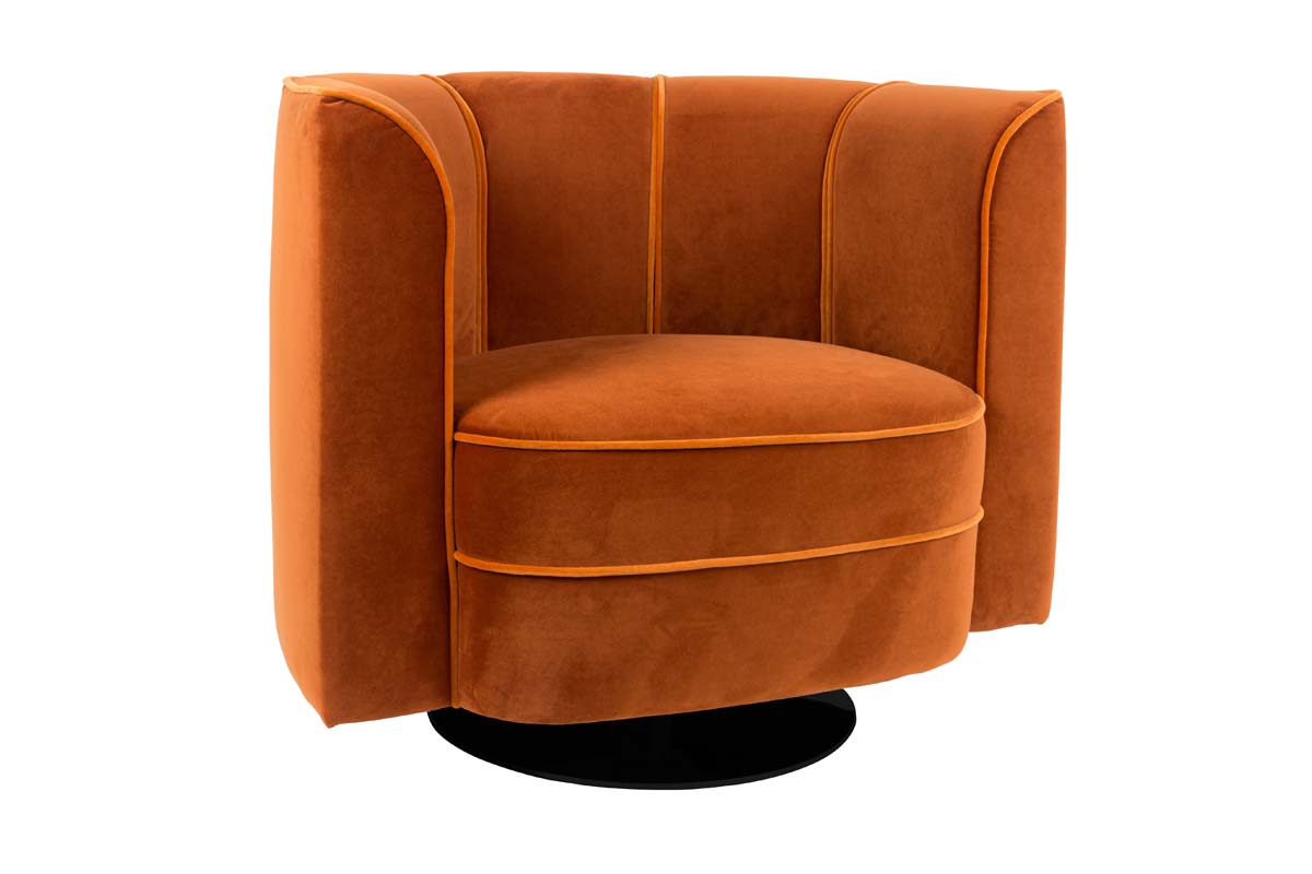 Flower Lounge-Sessel Orange