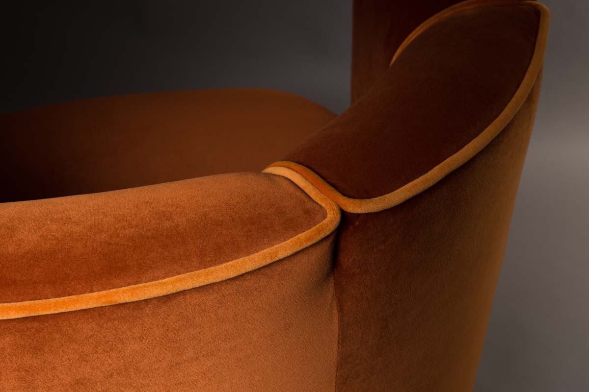 Flower Lounge-Sessel Orange