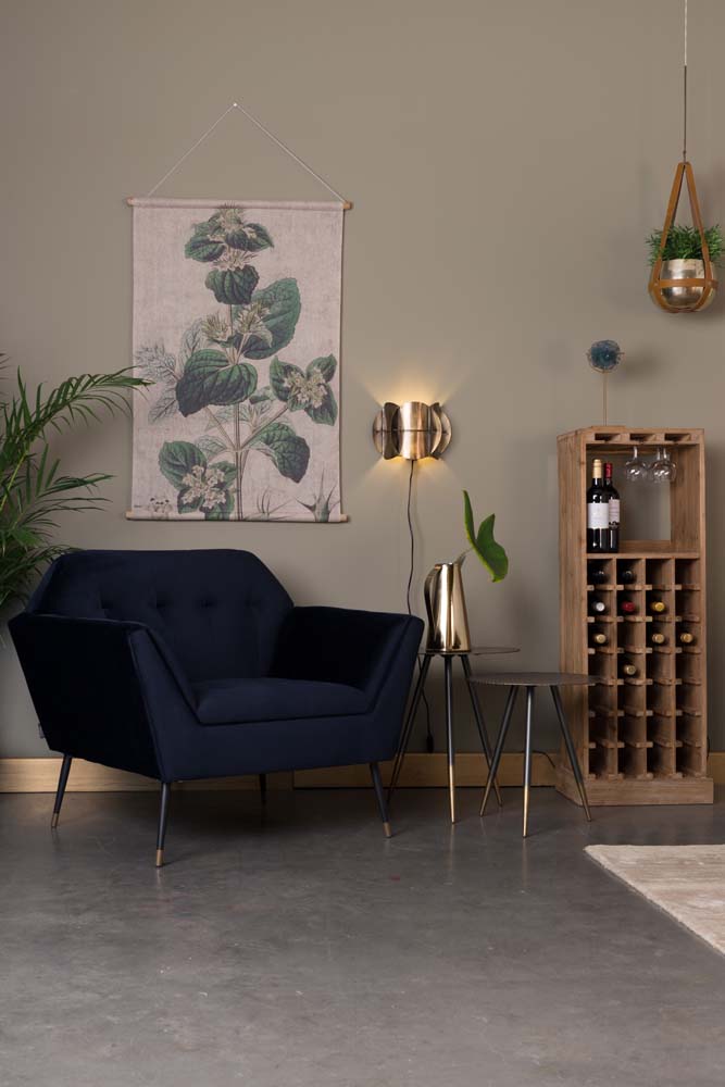 Kate Lounge-Sessel Dunkelblau