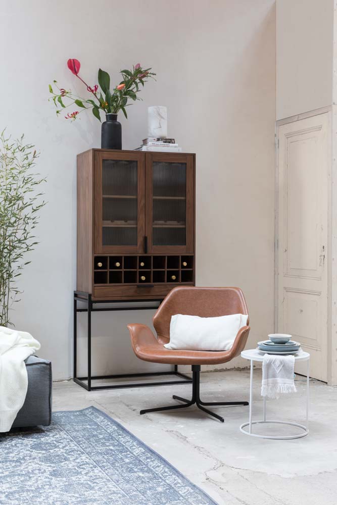Nikki Lounge Sessel Braun