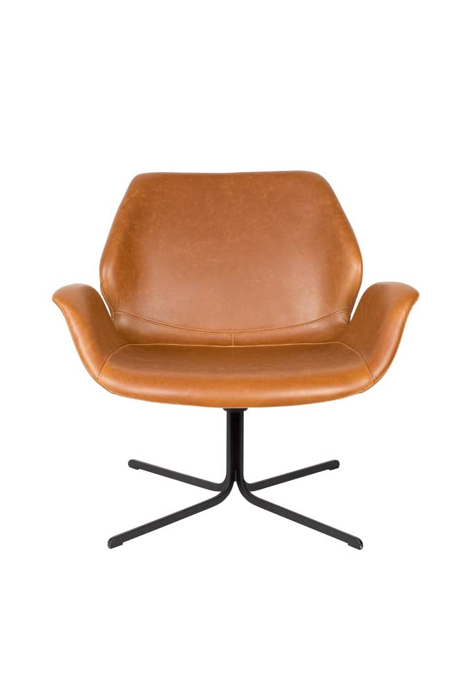 Nikki Lounge Sessel Braun