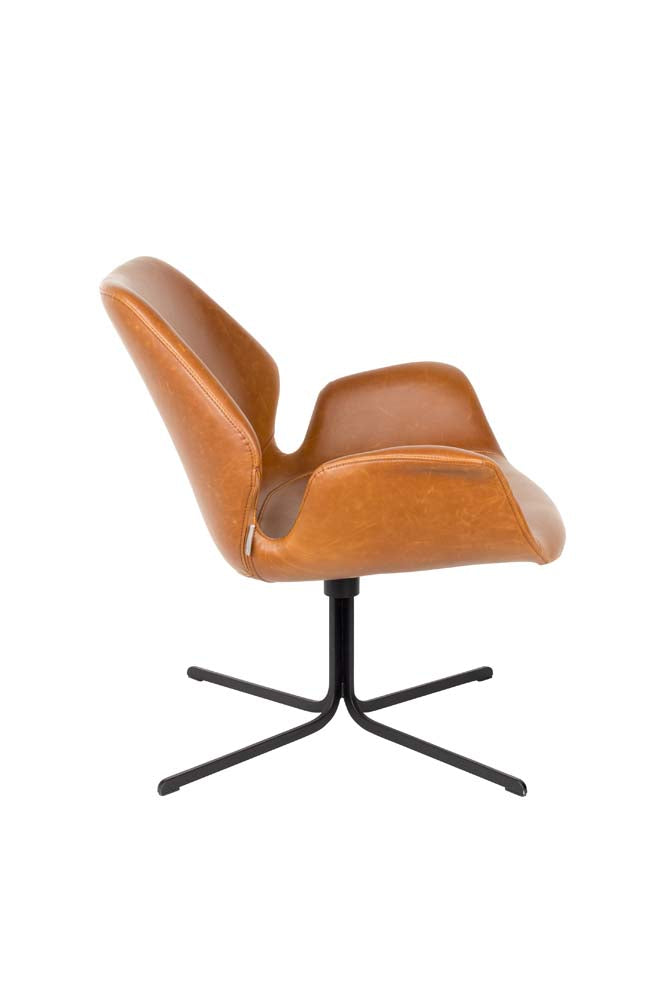 Nikki Lounge Sessel Braun