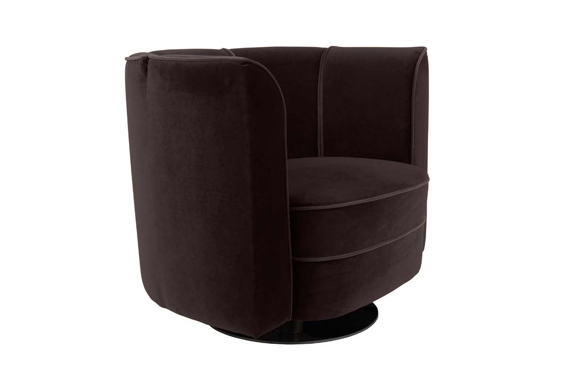 Flower Lounge-Sessel Schwarz