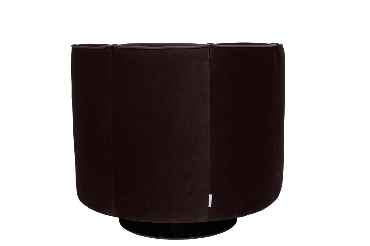 Flower Lounge-Sessel Schwarz