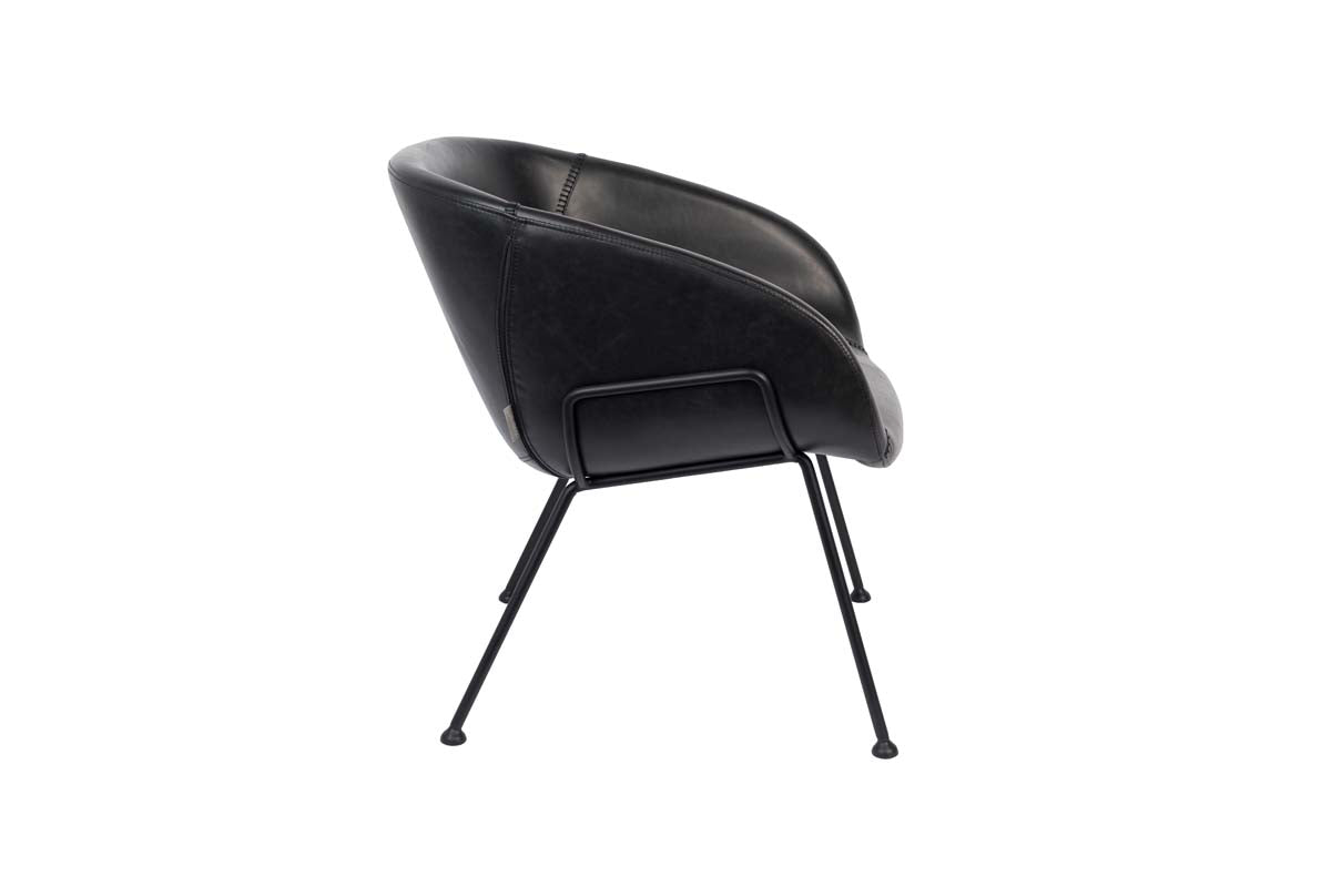 Feston Lounge Sessel Schwarz