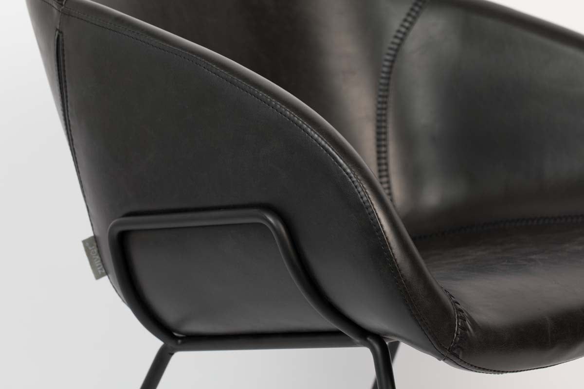Feston Lounge Sessel Schwarz