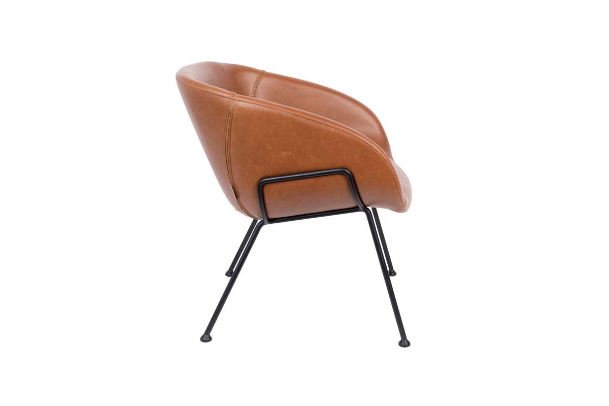 Feston Lounge Sessel Braun