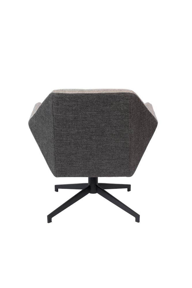 Uncle Jesse Lounge Sessel Grau