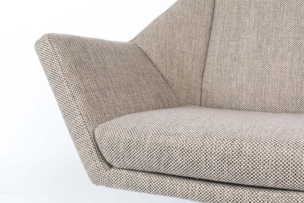 Uncle Jesse Lounge Sessel Grau