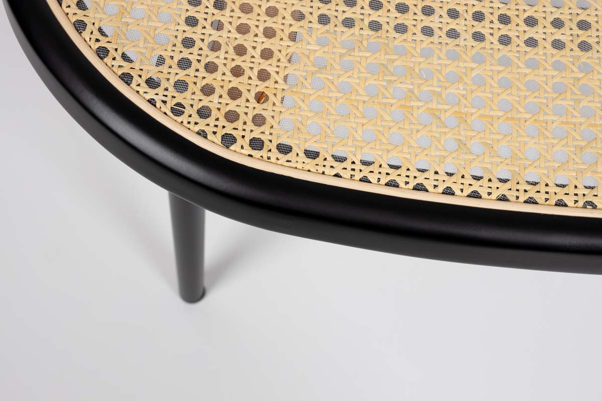 Loungestuhl SPIKE Schwarz / Beige