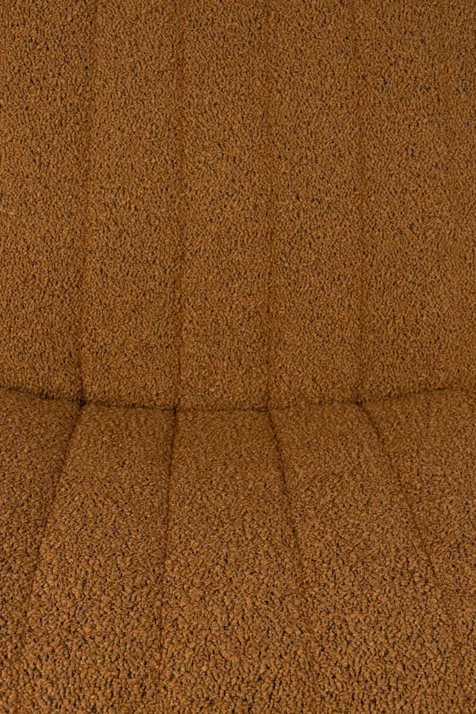 Loungesessel JAX Gelb / Bouclé