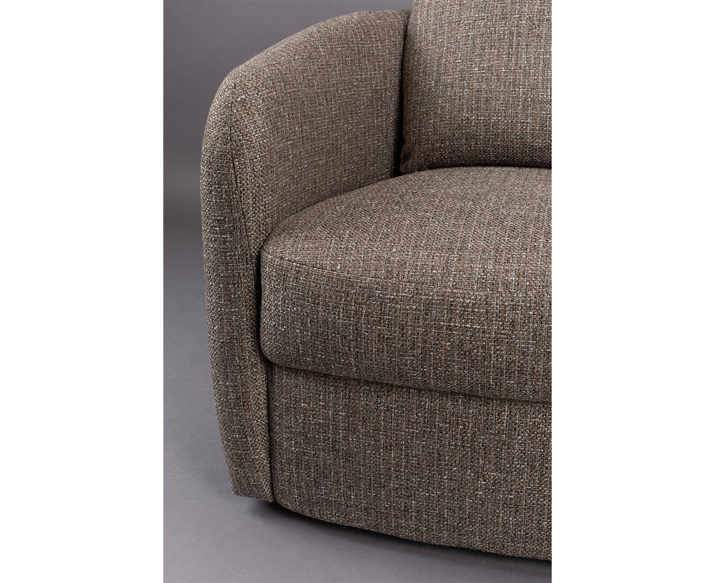Boho Loungesessel Steingrau