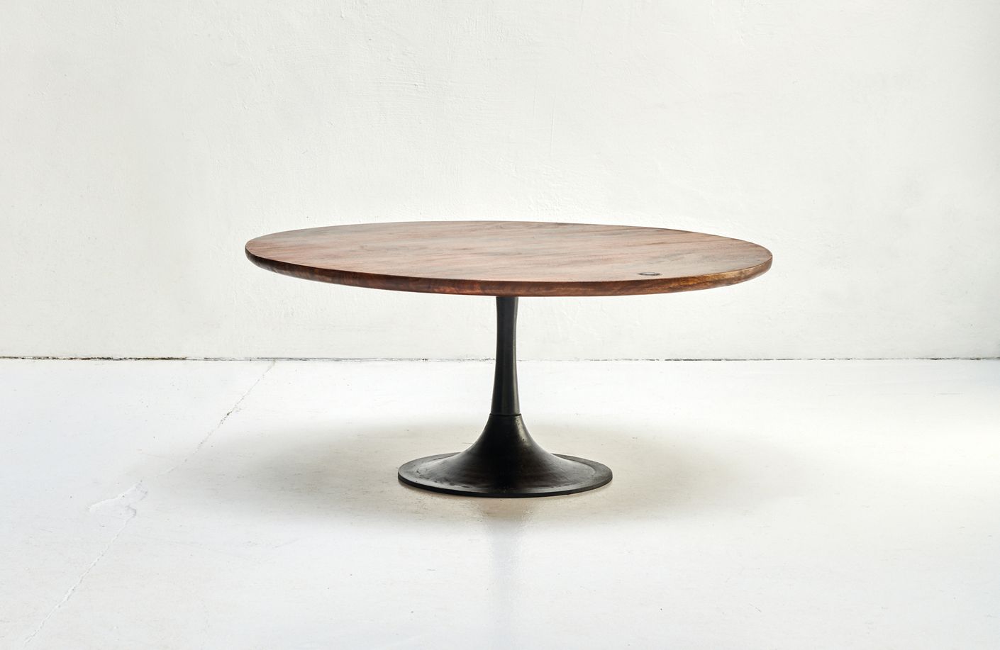 TOM TAILOR Couchtisch, mit Tellerfuß, 80x80 cm Antikbraun / Schwarz
