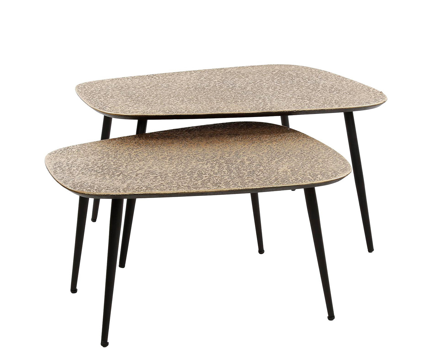 Couchtisch 2er Set XXL Metallic / Antik Bronze