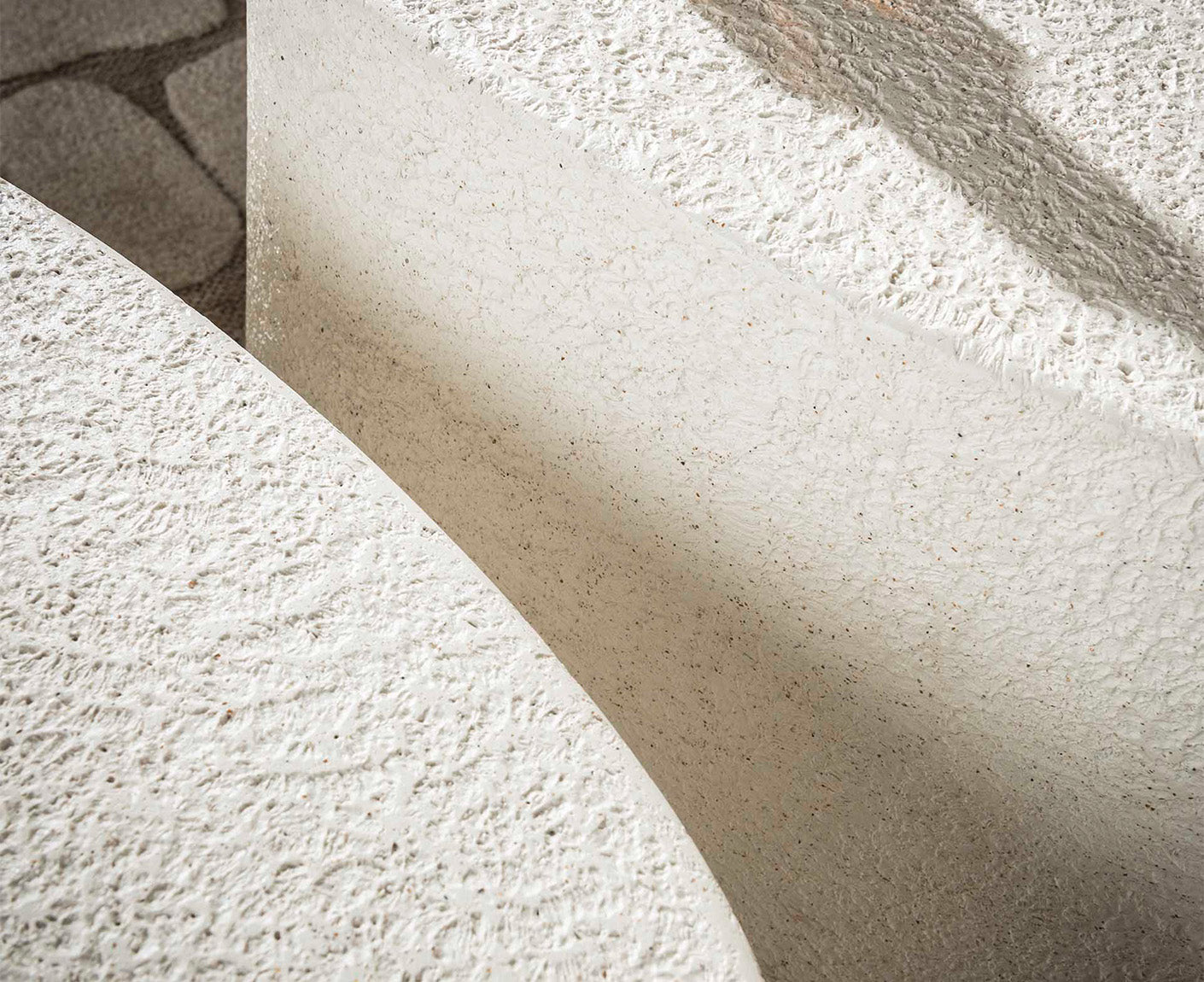 Couchtisch 2er Set dreieckig Stone / Marmor Composite