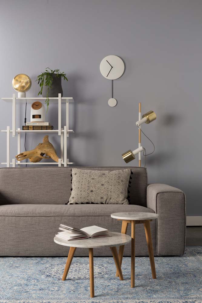 Bor 2,5-Sitzer Sofa Grau