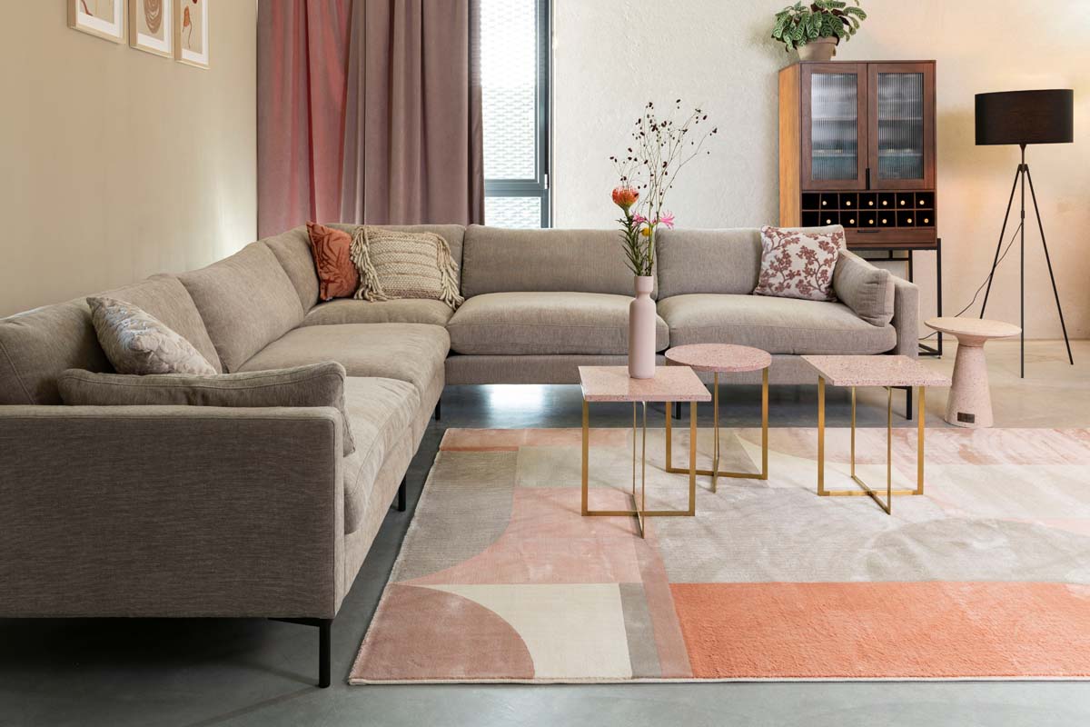 Summer Ecksofa 318x318 cm Beige