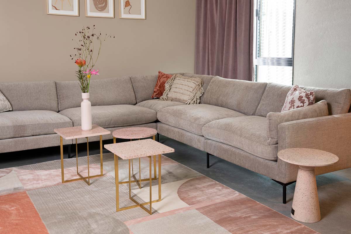 Summer Ecksofa 318x318 cm Beige