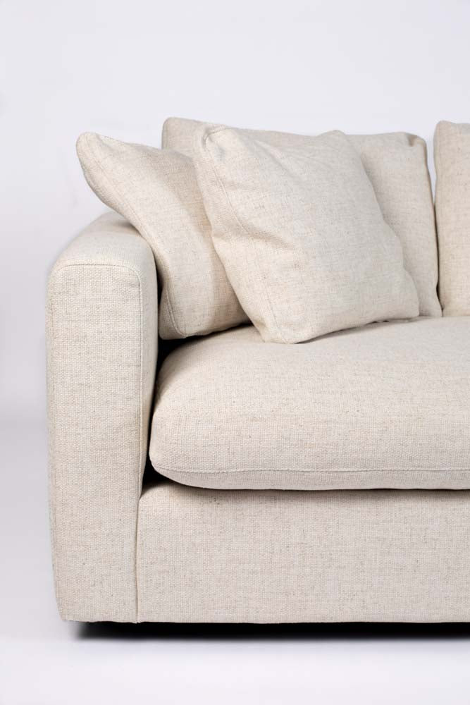 Sense Sofa 3-Sitzer Cremeweiß