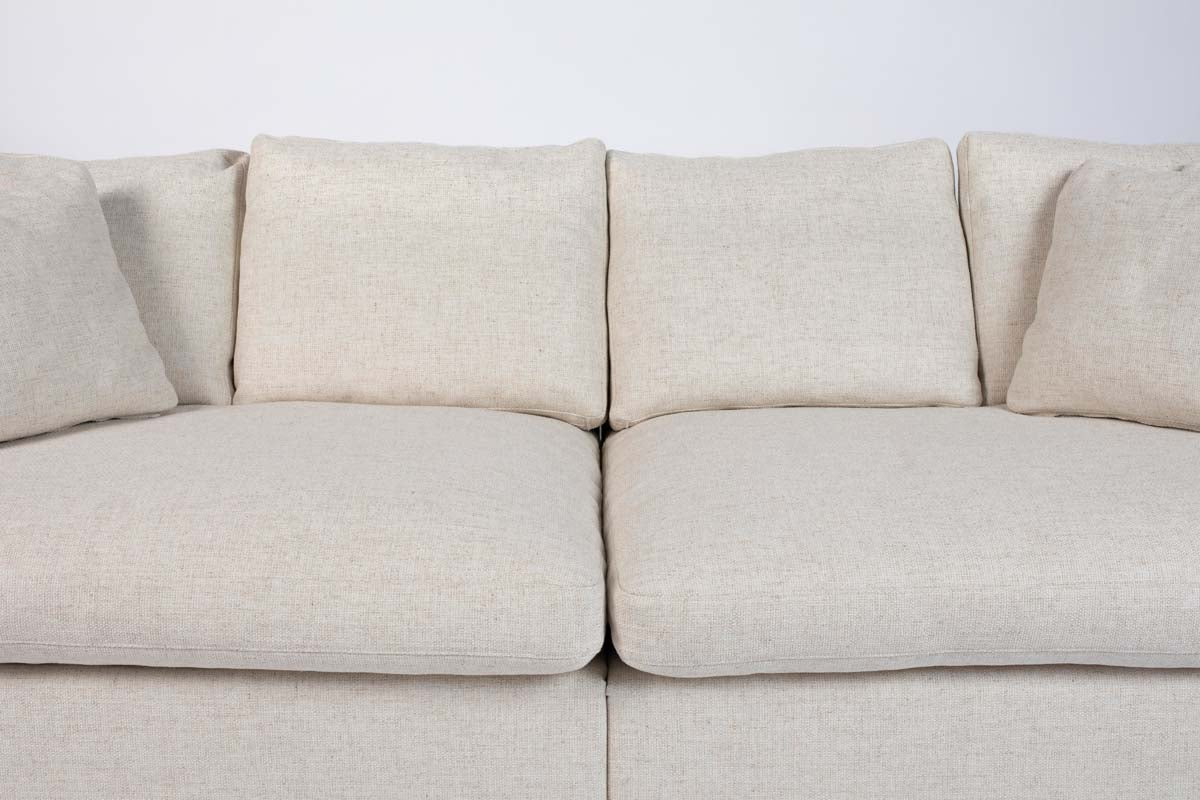 Sense Sofa 3-Sitzer Cremeweiß
