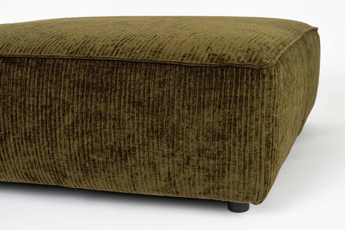 Sofa HUNTER 1,5-Sitzer ohne Rücken Grün