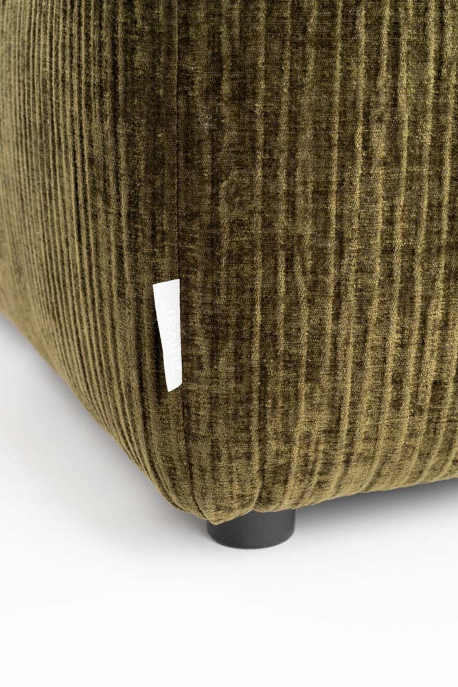 Sofa HUNTER 1,5-Sitzer ohne Rücken Grün