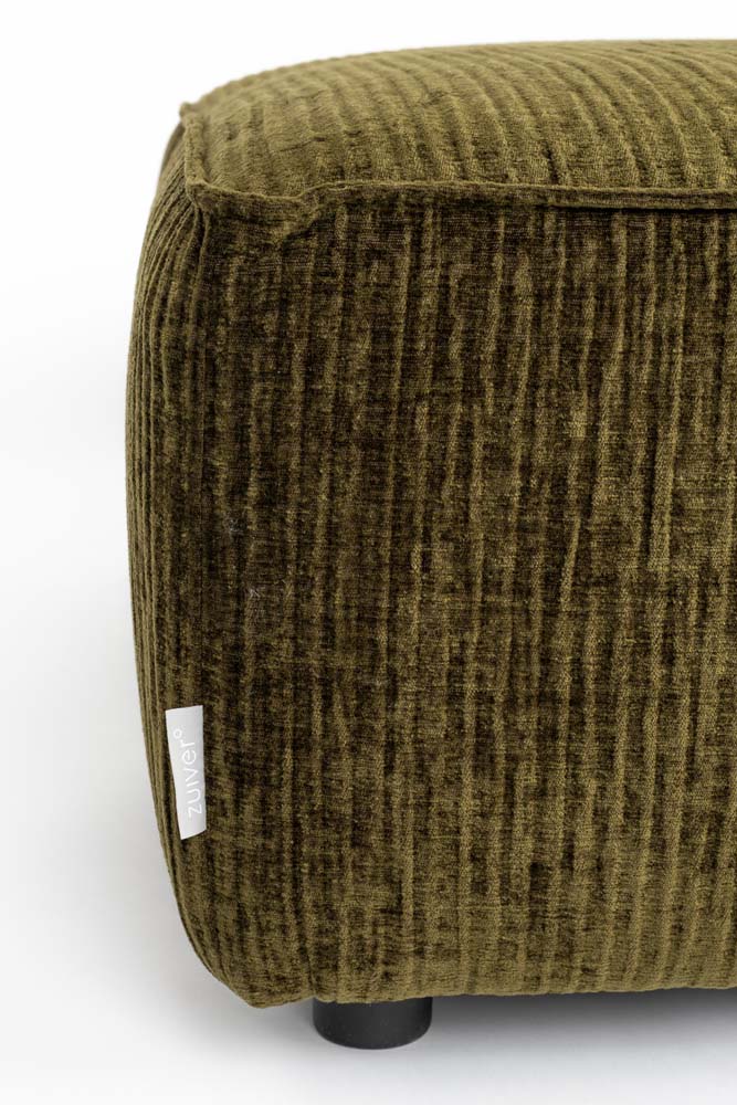 Sofa HUNTER 1,5-Sitzer ohne Rücken Grün