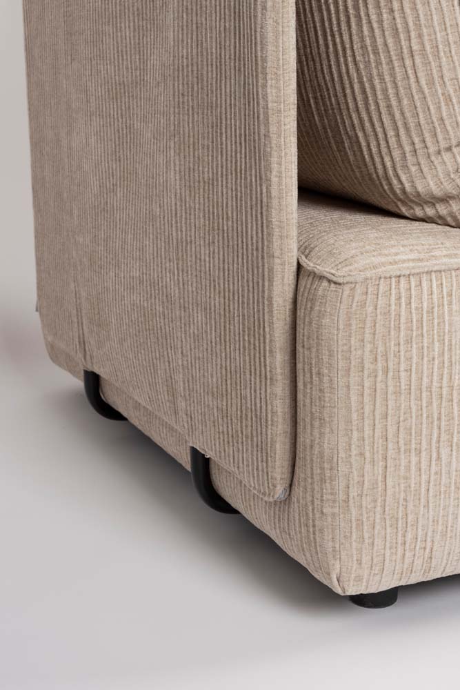 Sofa HUNTER 1,5-Sitzer mit Rücken Beige