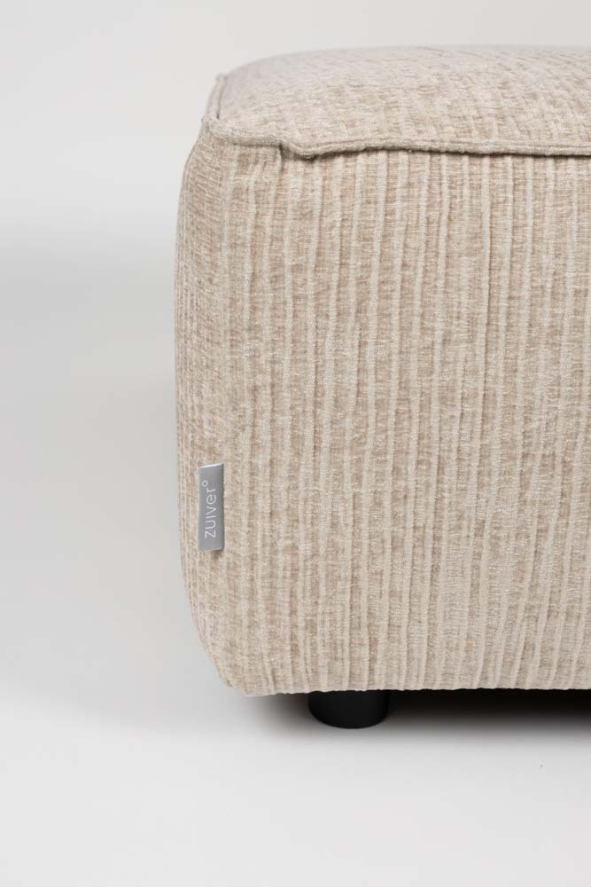 Sofa HUNTER 1,5-Sitzer ohne Rücken Beige