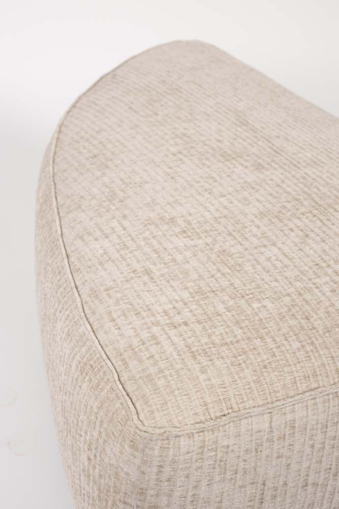 Sofa HUNTER PIE POUF Rechts Beige