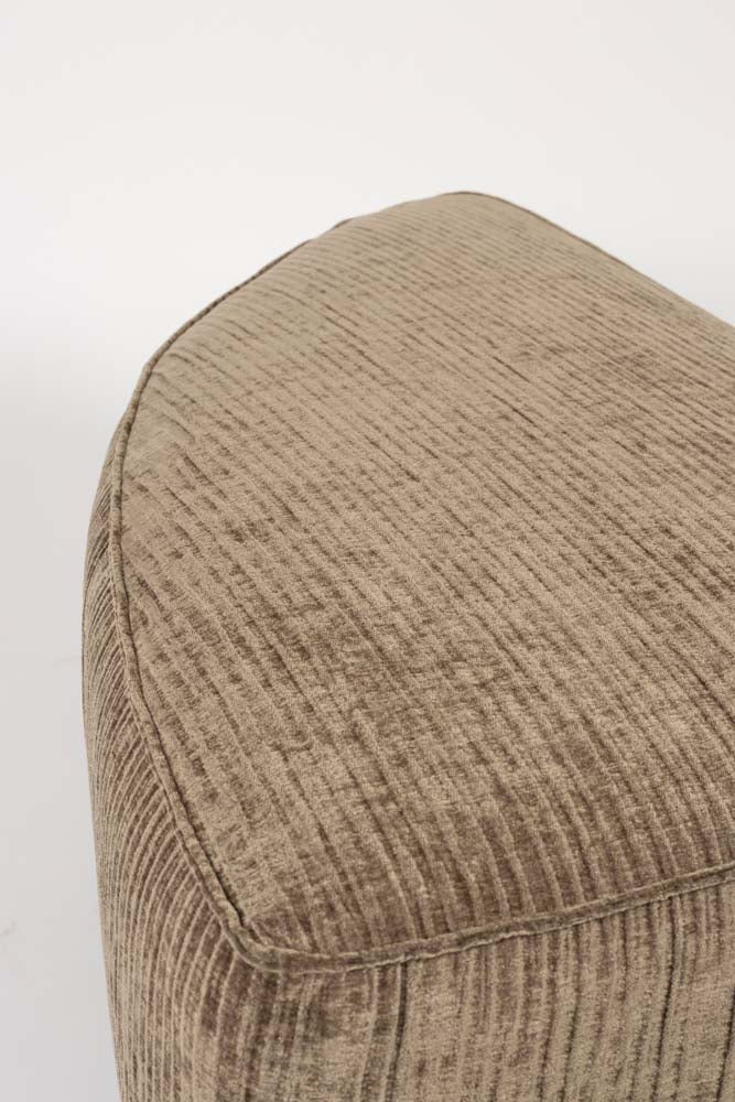 Sofa HUNTER PIE POUF Rechts Moosgrün