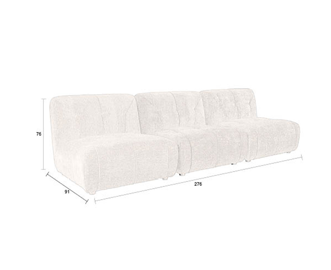 Giada 3-Sitzer Sofa