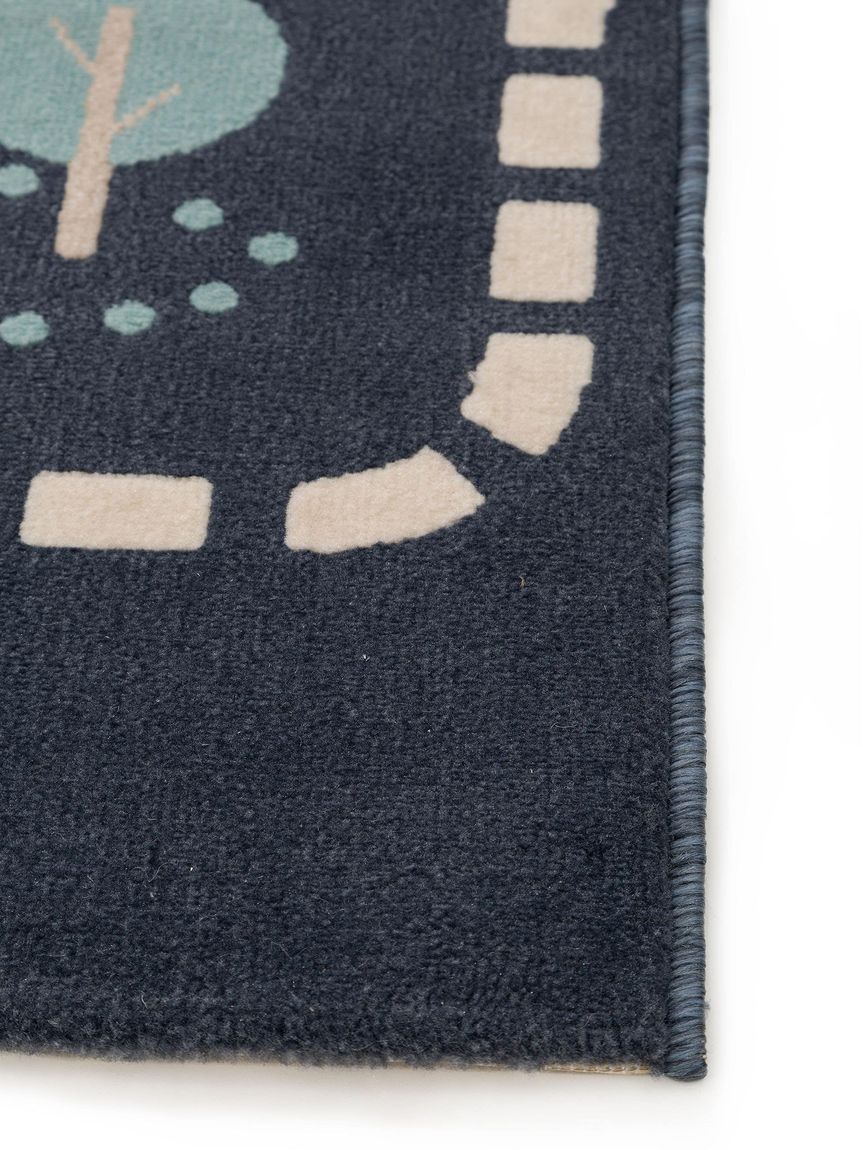 Kinderteppich Juno Blau