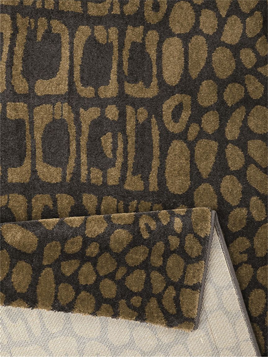 Teppich Croco 133x200 cm Braun