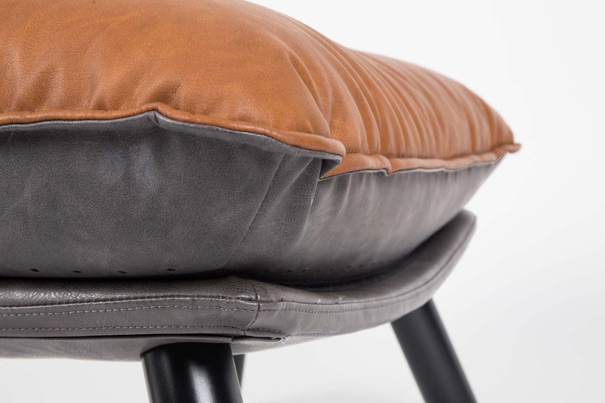 Lazy Sack Hocker Braun/Grau