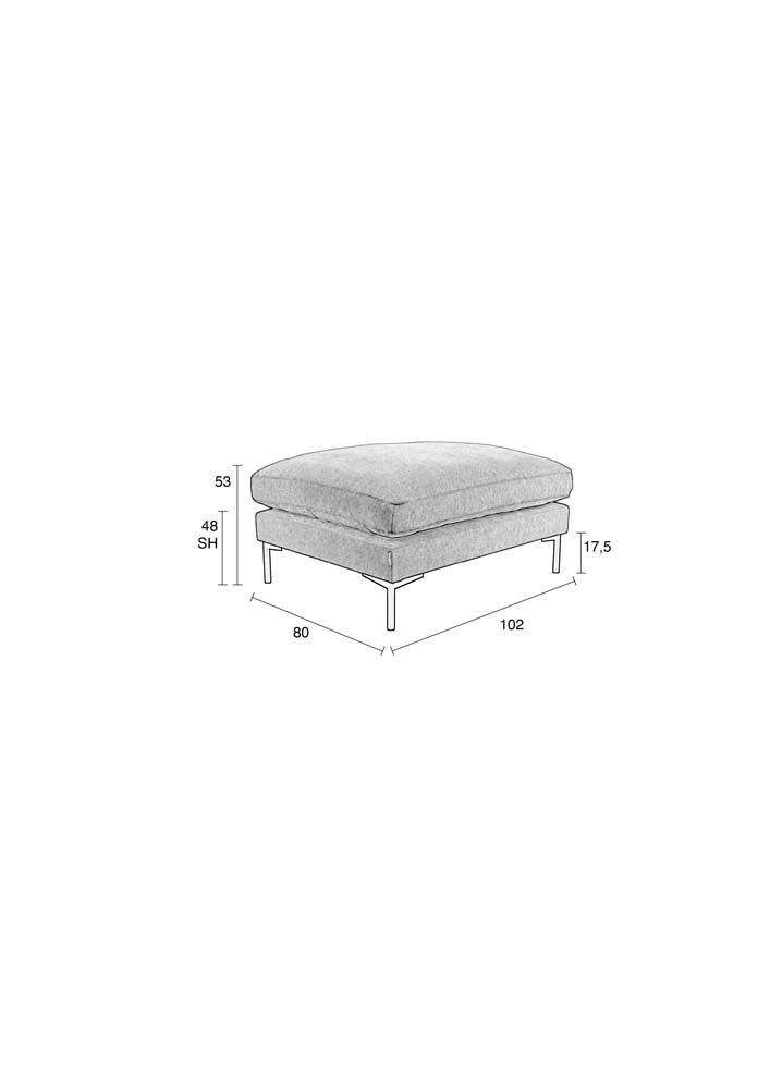 Summer Hocker Beige