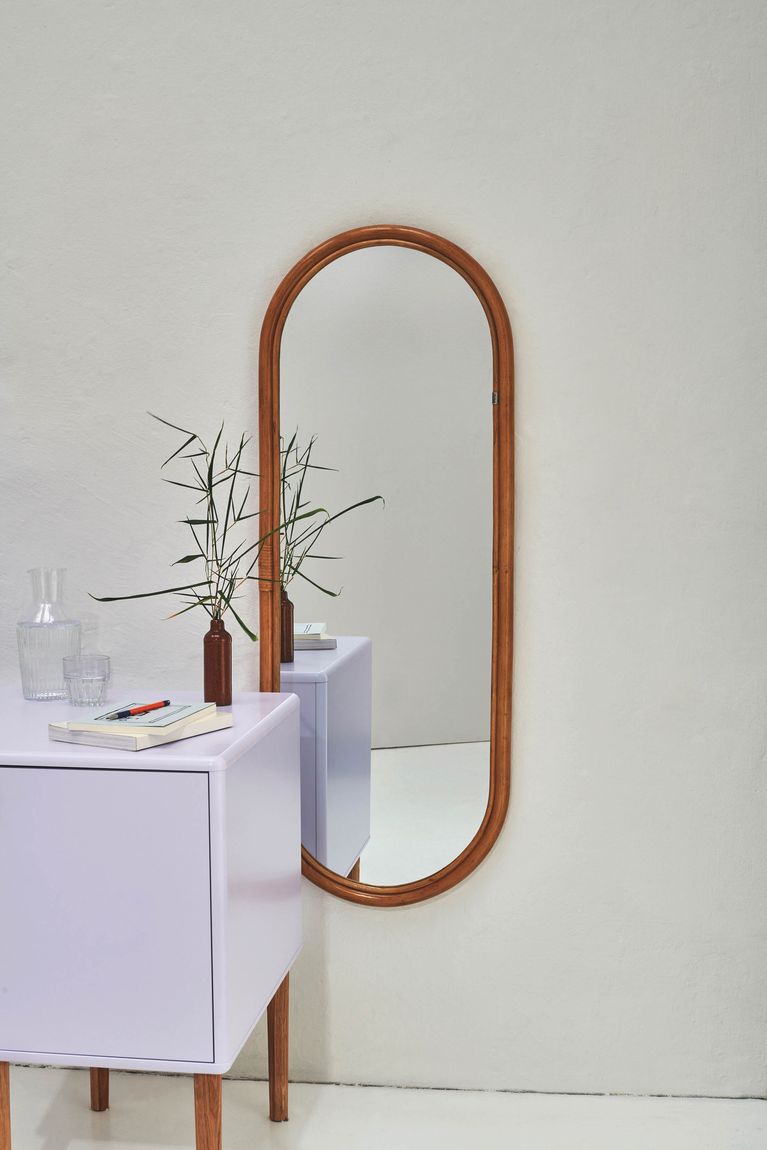 RATTAN Spiegel 120x44 cm TOM TAILOR Natur
