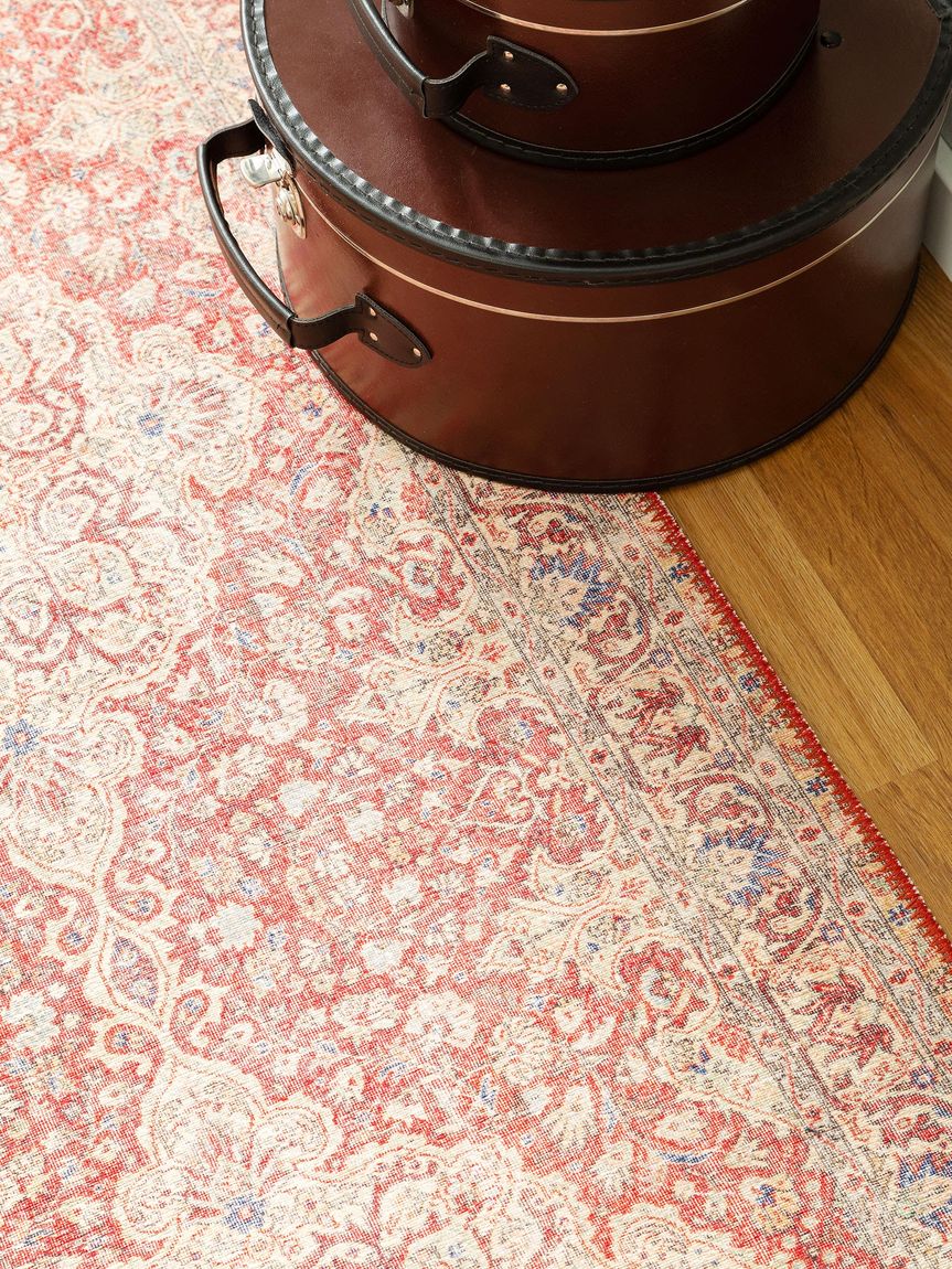 Teppich Jola Beige / Rot