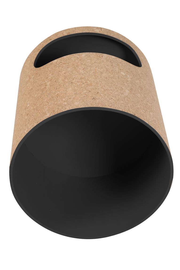 CORK Nachtkommode Kork / Schwarz