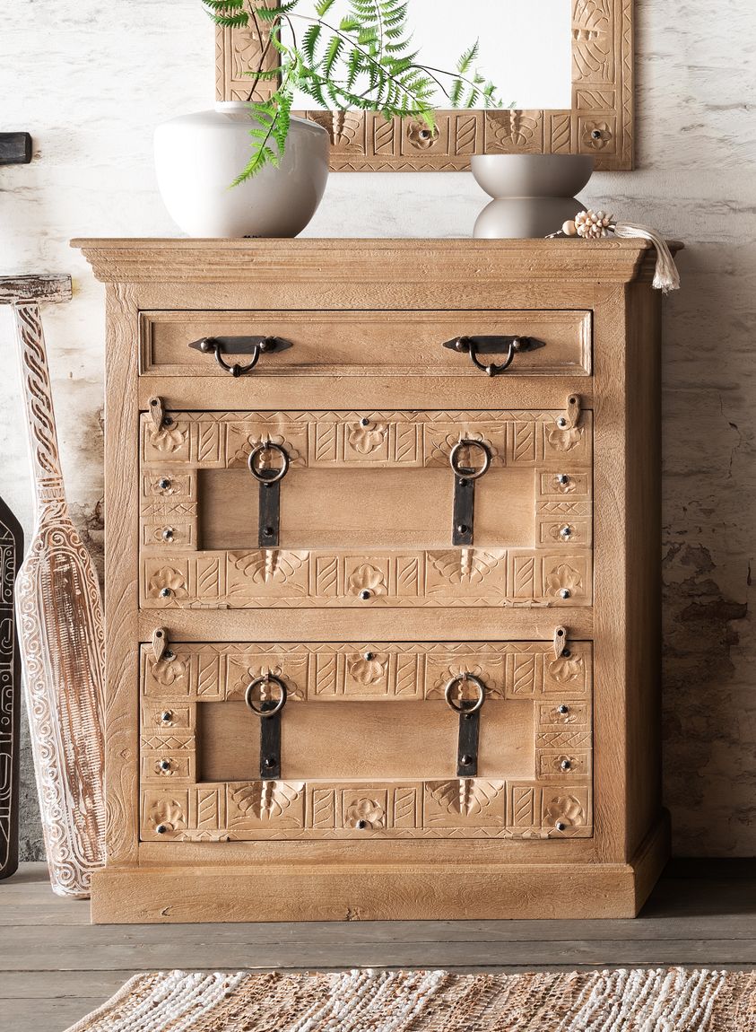 DAIPUR Dielen-Set 1 Natur