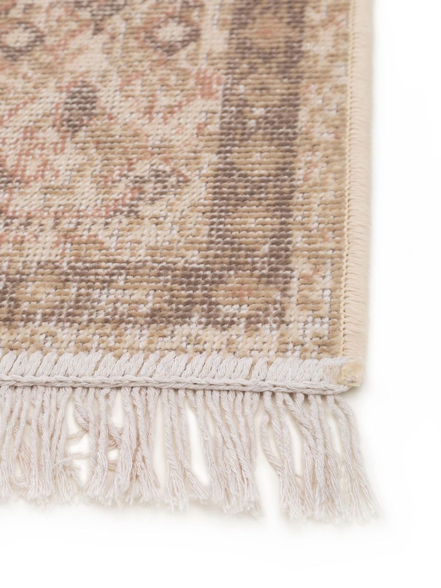 Teppich Folk Beige / Grau