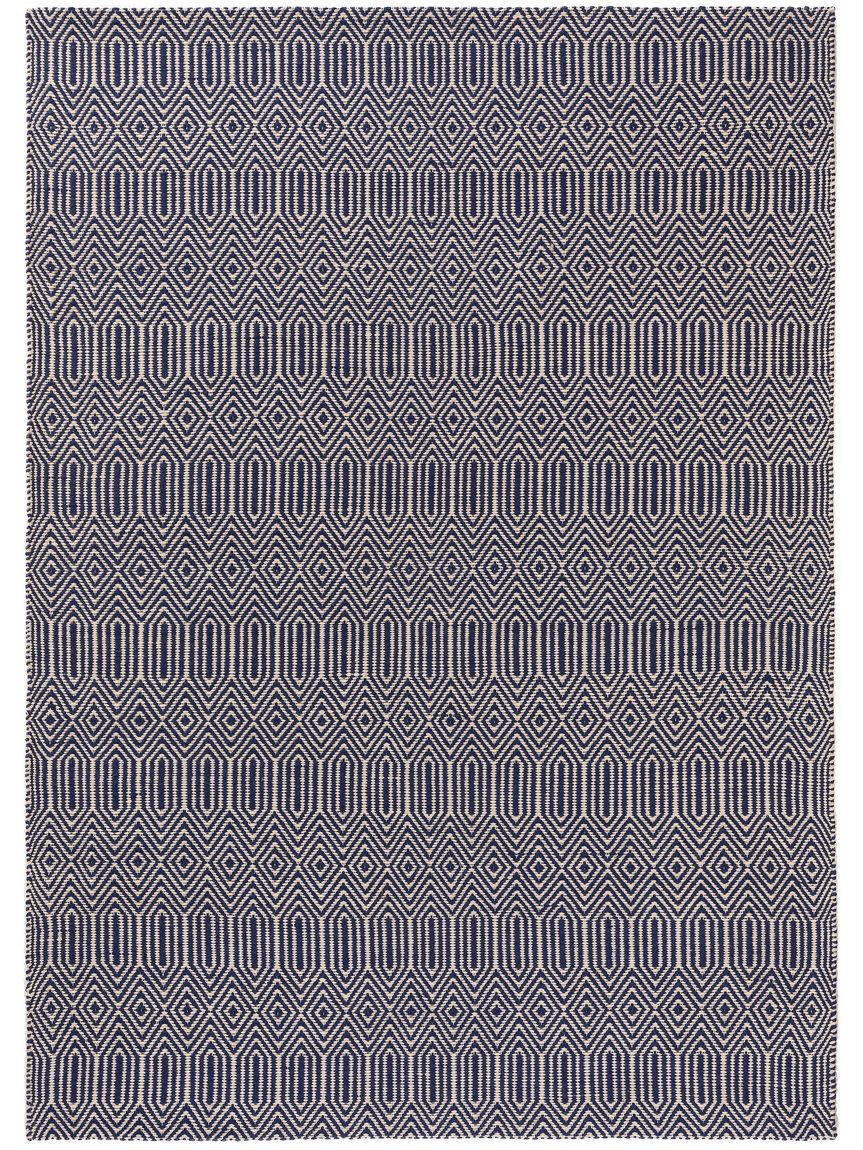 Flachgewebeteppich Sloan Blau