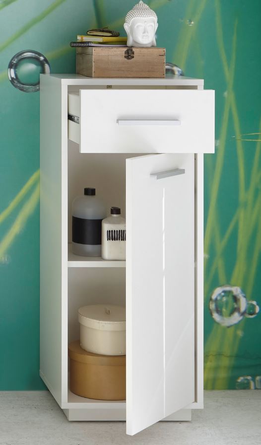 MILANO Unterschrank Badmöbel Weiß