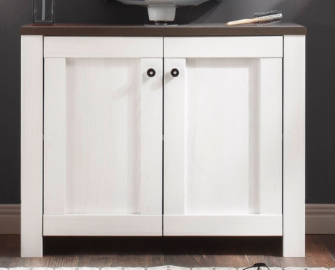 ANTWERPEN Waschbeckenunterschrank WBU Unterschrank Badezimmerschrank Weiß