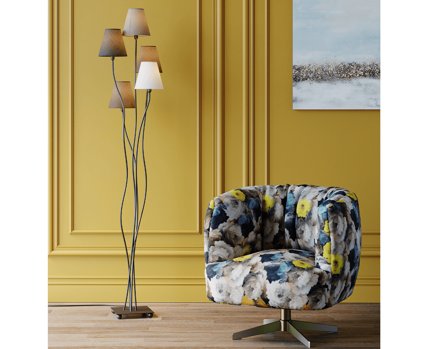 Stehlampe Leselampe Stehleuchte Flexible 5,163 cm