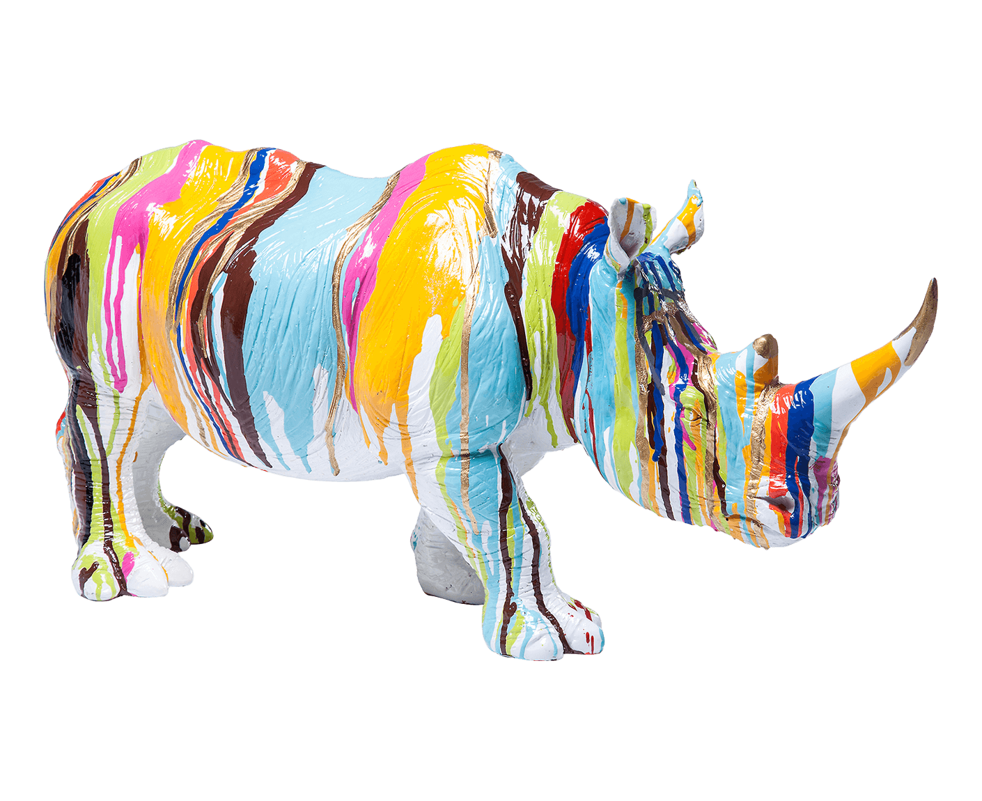 Deko Figur Rhino Colore 26 cm