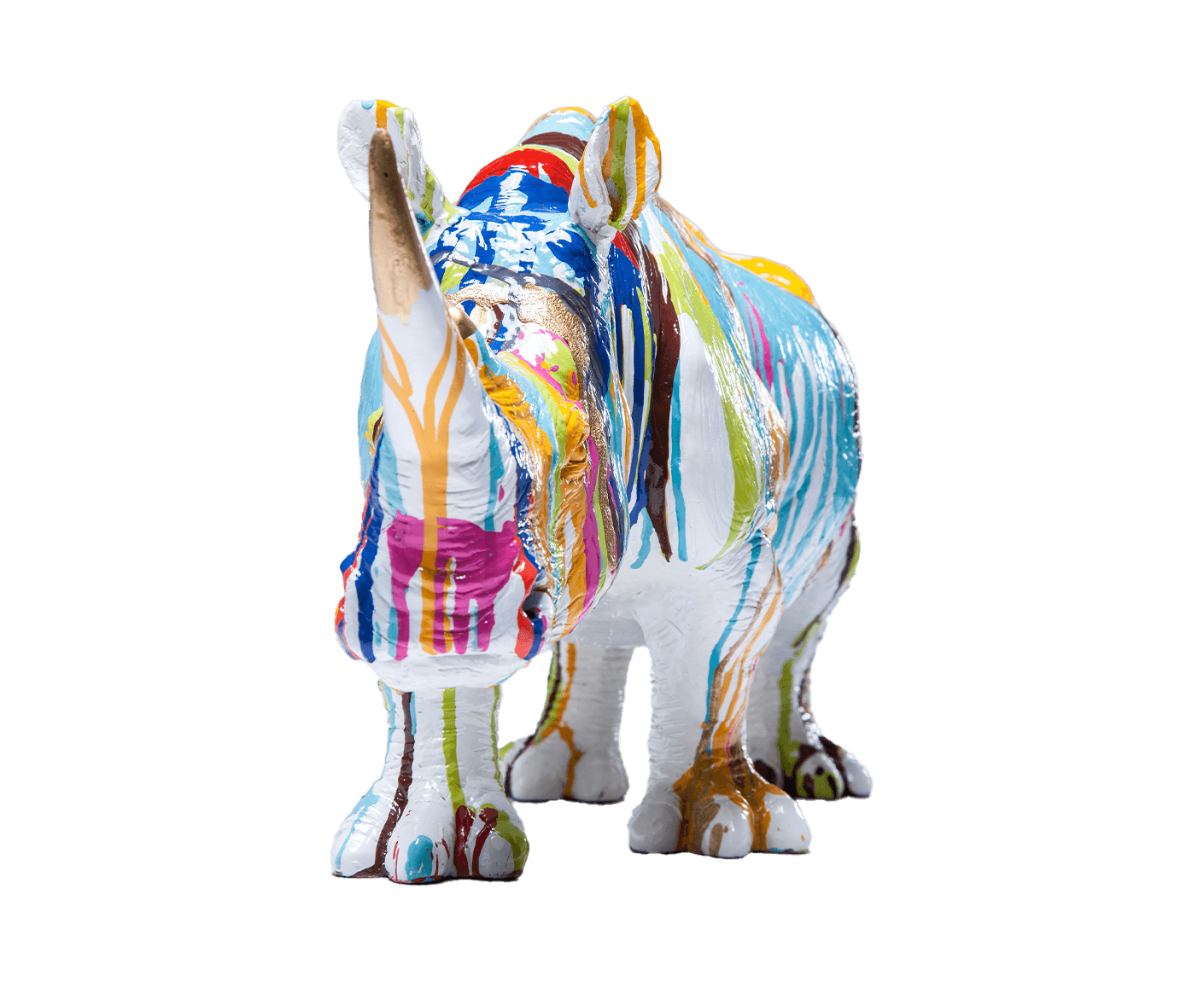 Deko Figur Rhino Colore 26 cm