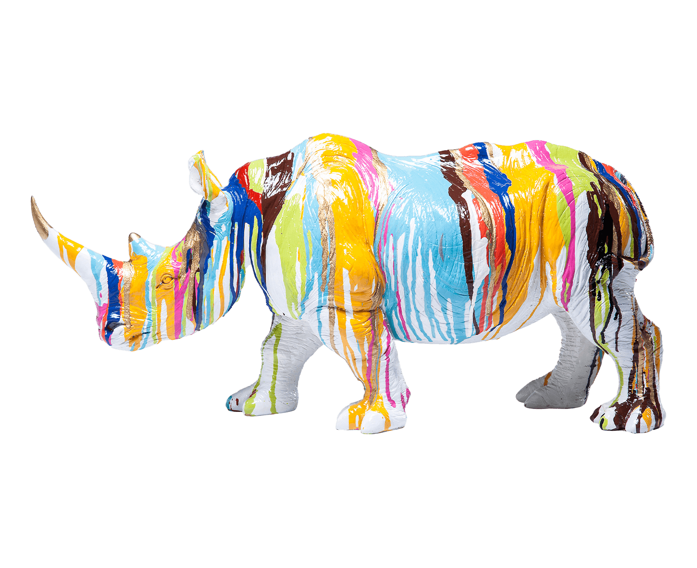 Deko Figur Rhino Colore 26 cm