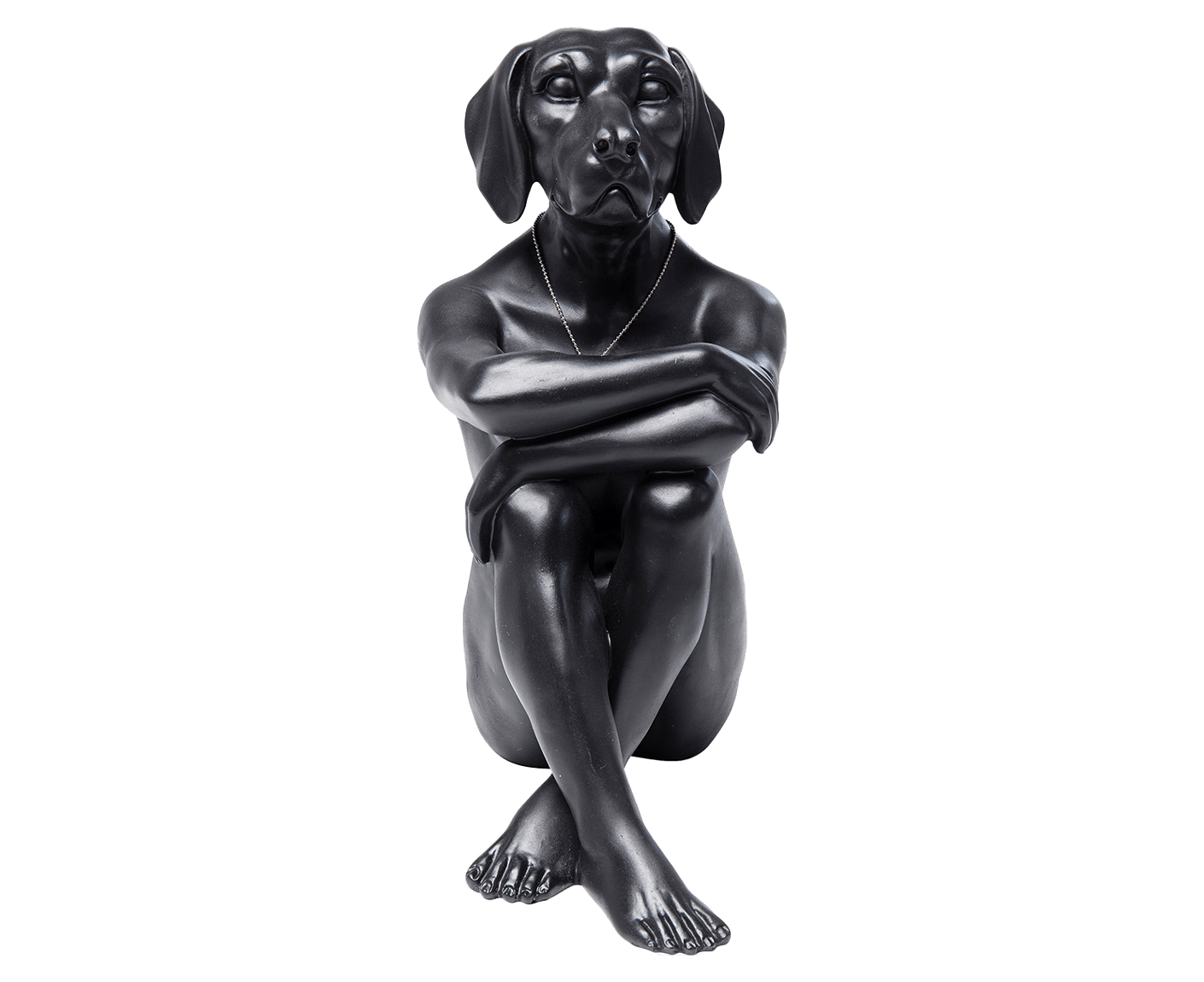 Deko Figur Dog Marc Schwarz